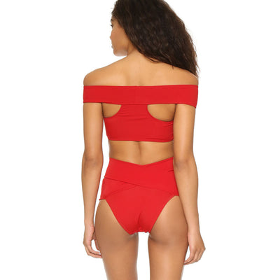 Bikini Cruzado de Dos Colores Diseño Sexy - Image 6