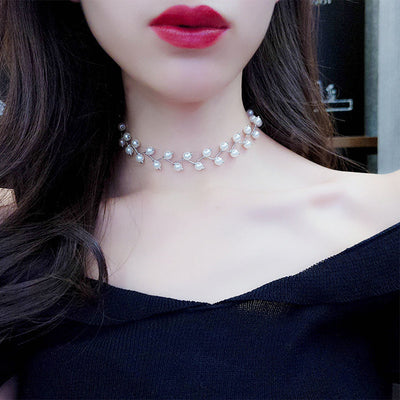 Collar de Perla en Clavícula - Cadena Delicada y Elegante - Image 3