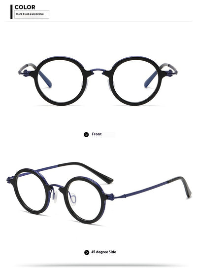 Gafas Retro de Titanio Puro con Filtro Luz Azul - Image 16