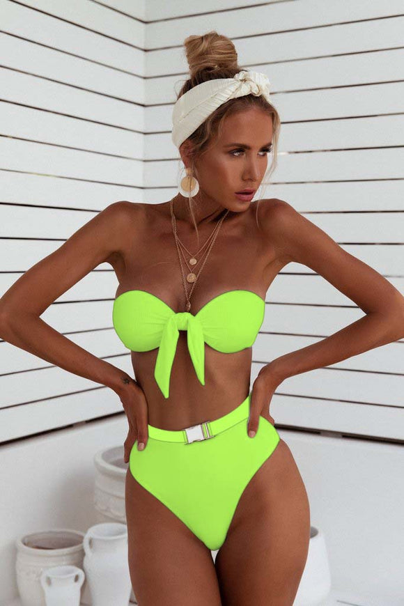Bikini con Hebilla Metálica Ajustable