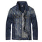 Men's Ripped Embroidered Slim Fit Jeans