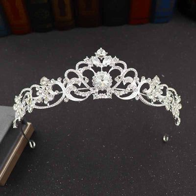 Corona de Novia con Diamantes de Imitación - Diadema para Vestido de Boda - Image 7