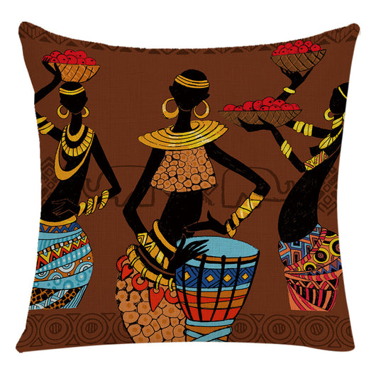Funda de Cojín Decorativa Africana para Cama y Auto - Image 31