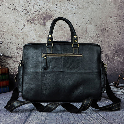 Maletín Ejecutivo de Cuero Genuino 16 Pulgadas - Gran Capacidad para Hombre - Image 7