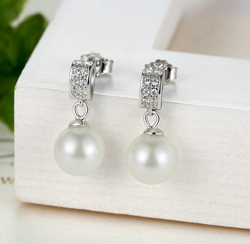 Aretes Colgantes de Perla en Plata 925 - Joyería Fina para Mujer - Image 3