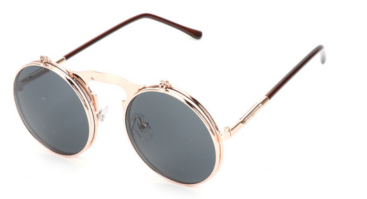 Gafas de Sol Steampunk Vintage Abatibles con Protección UV - Marco Metal Unisex - Image 8