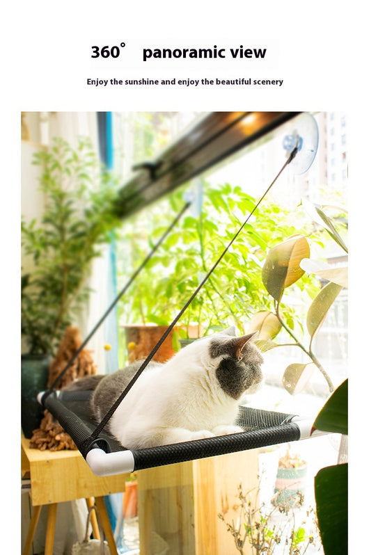 Hamaca Colgante para Gatos con Ventosas - Nido de Cuatro Estaciones - Image 16