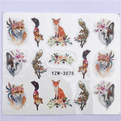 Stickers de Uñas Navideños - Gatos y Renos Adorables - Image 6