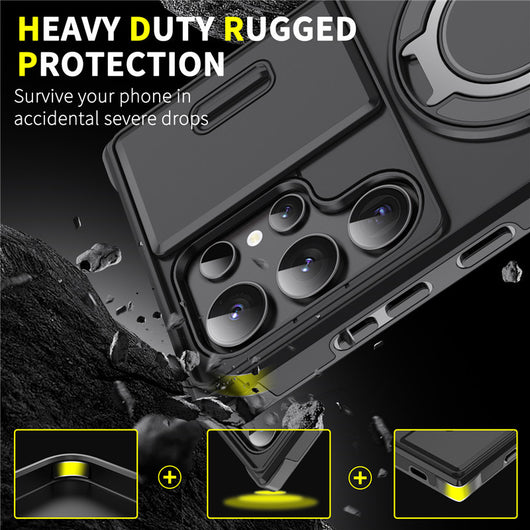 Funda Protectora con Soporte Giratorio y Ventana para Teléfono - Image 12