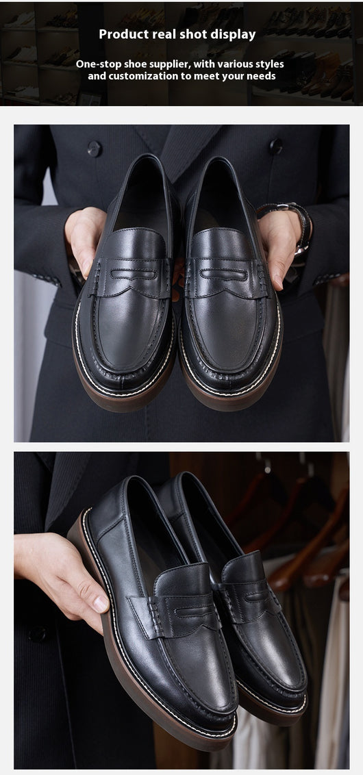 Zapatos de Cuero Transpirables para Hombre - Estilo Ejecutivo Casual - Image 8