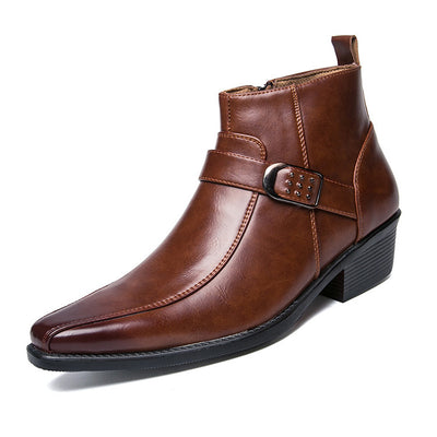 Zapatos de Cuero Puntiagudos para Hombre - Image 17