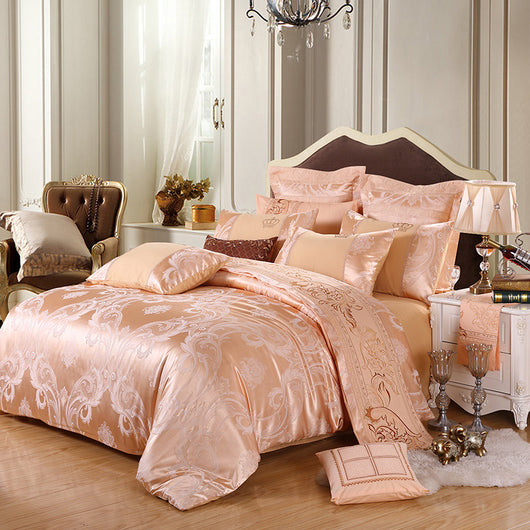Juego de Cama Satinado Jacquard de Cuatro Piezas - Image 21
