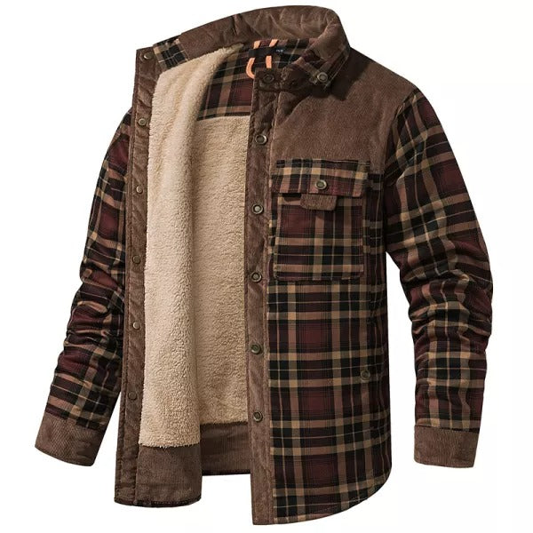 Chamarra de Algodón Cálido Plus para Hombre