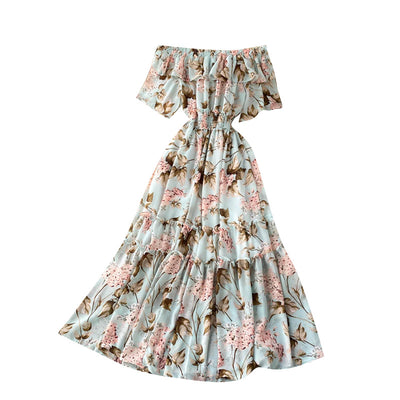 Vestido Ligero de Verano con Escote Floral en Gasa - Image 10