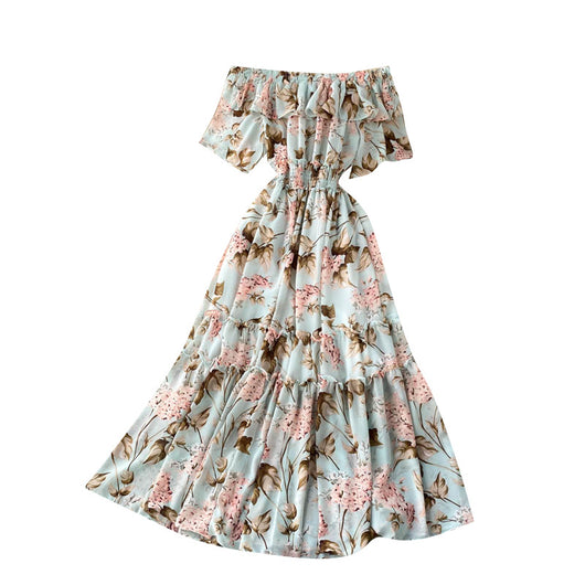 Vestido Ligero de Verano con Escote Floral en Gasa - Image 10