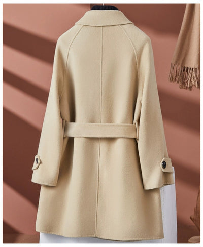 Abrigo Reversible de Cachemira para Mujer - Doble Personalidad - Image 15