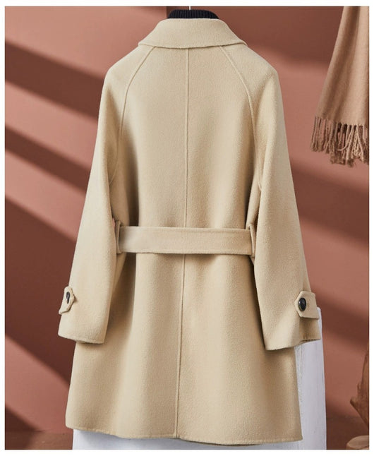Abrigo Reversible de Cachemira para Mujer - Doble Personalidad - Image 15