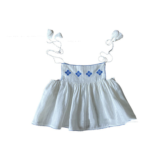 Pantalones Cortos de Algodón con Tirantes Bordados - Image 10