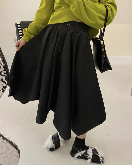 Falda Slim de Cintura Alta con Diseño Irregular - Image 19