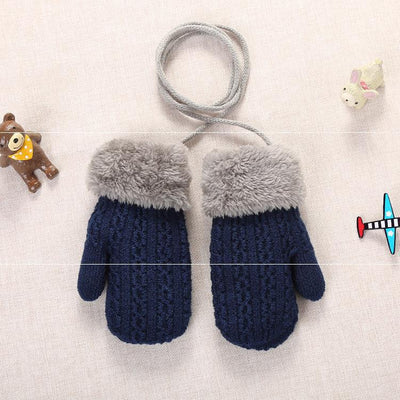 Guantes Térmicos de Punto con Cuello y Forro de Terciopelo - Image 9