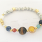 Universe Galaxy Eight Planets Solar System Guardian Star Natural Stone Beads Bracelet U