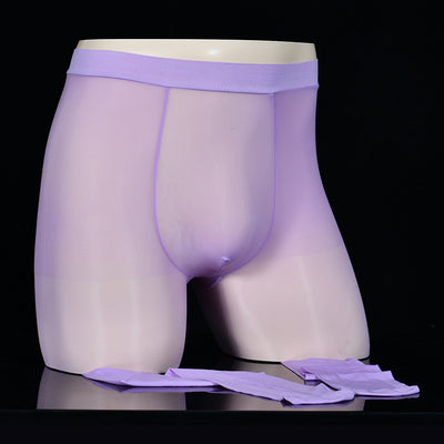Medias Brillantes Talla Grande - Transparentes Ultrafinas de Alta Elasticidad