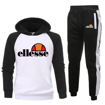 Conjunto Deportivo Casual Capucha Dos Piezas Color Sólido - Image 4