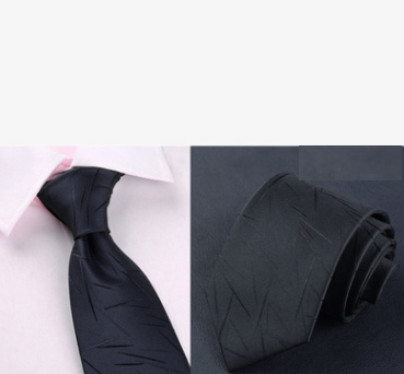 Corbata Ejecutiva Premium 8cm - Diseño Clásico Negro, Rojo y Azul - Image 4