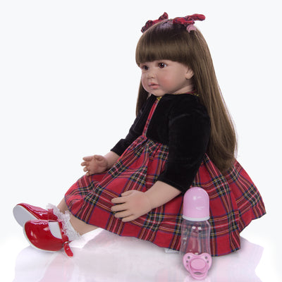 Muñeca Reborn de 60 cm con Cuerpo de Tela - Bebé Realista - Image 7