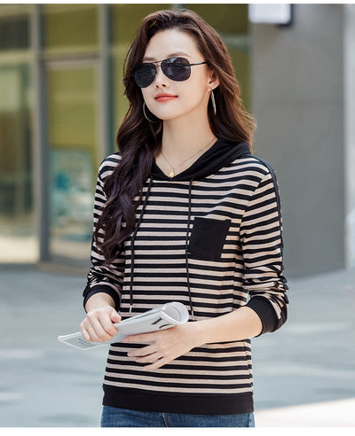 Blusa Larga Coreana Holgada para Tallas Grandes - Manga Larga Versátil - Image 20