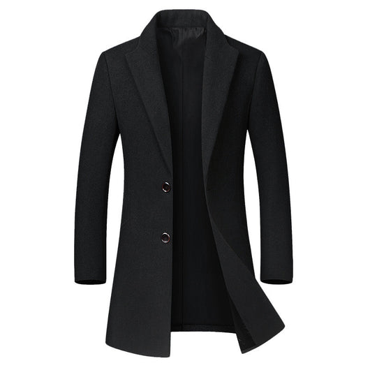 Abrigo Largo de Lana para Hombre - Elegancia y Calidez - Image 16