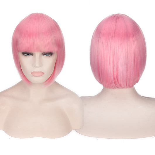 Peluca Cosplay Bob Corto - Estilo Versátil y Transformación Instantánea - Image 7