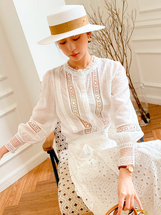 Camisa Blanca Commuter de Diseño Elegante - Image 3