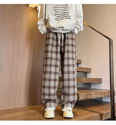 Pantalones Casuales Rectos Holgados con Caída Fluida - Image 8