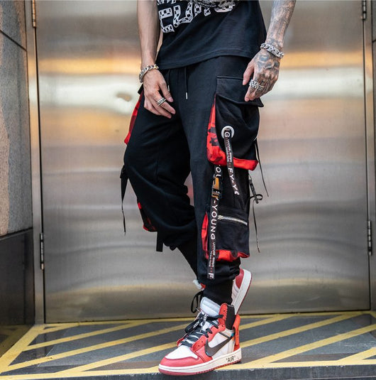 Pantalones Harem Hip Hop con Cintas Laterales - Image 4