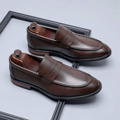 Zapatos de Cuero Minimalistas Estilo Británico para Hombre - Casuales y Formales - Image 7