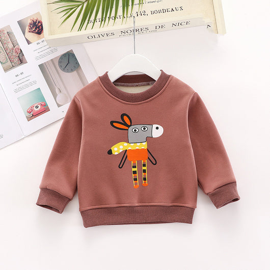 Suéter Grueso de Terciopelo para Niños - Abrigo Cálido Otoño Invierno - Image 22