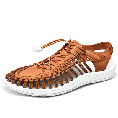Sandalias Tejidas Romanas Casual para Mujer - Image 6
