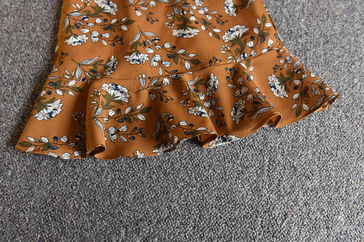 Conjunto Infantil: Blusa Manga Corta con Falda Tirantes - Image 4