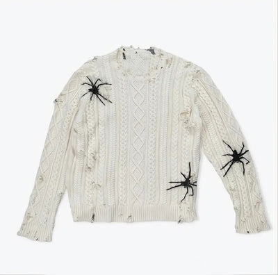 Suéter Unisex con Patrón de Araña en Jacquard - Image 7