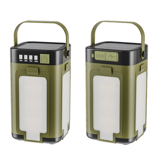 Lámpara Solar Camping Plegable de Cuatro Hojas - Image 5