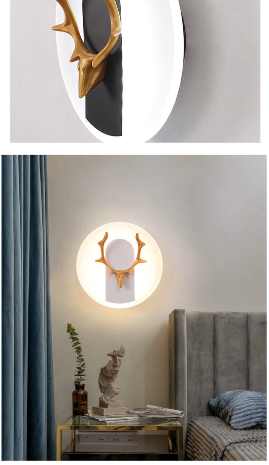 Lámpara de Pared Decorativa Astas Acrílico para Sala de Estar - Image 13