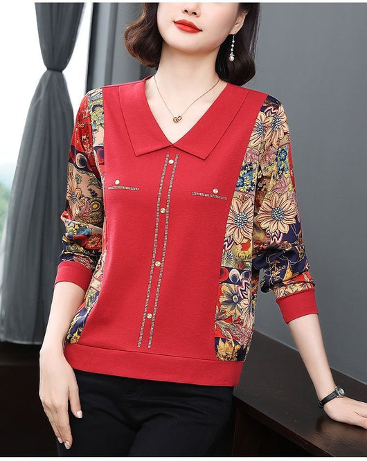 Camisa Clásica de Manga Larga Estilo Occidental para Adultos Mayores - Image 13