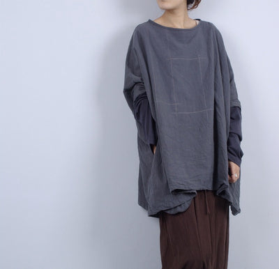 Blusa Pullover Manga Larga de Algodón Lavado a Mano - Diseño Artesanal - Image 15