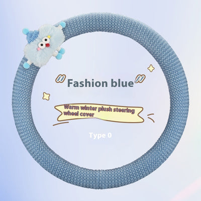 Funda Térmica de Peluche para Volante - Diseño Infantil Cartoon - Image 4
