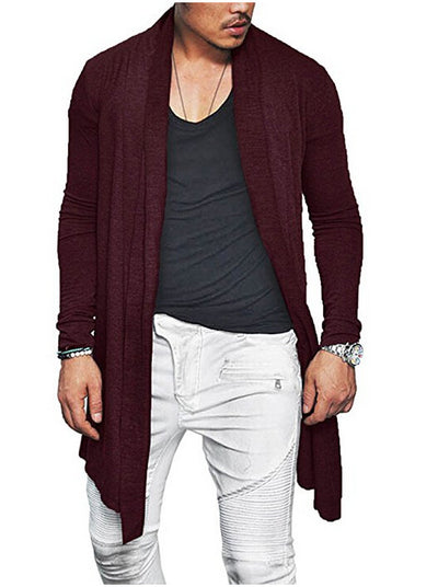 Cardigan de Cuello Alto con Mangas Largas