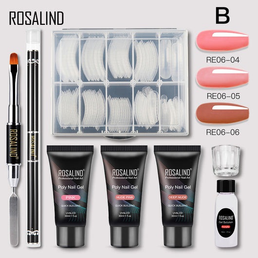 Kit de Extensión de Uñas en Gel Líquido Modelador Rápido 30ML - 3 Piezas - Image 16