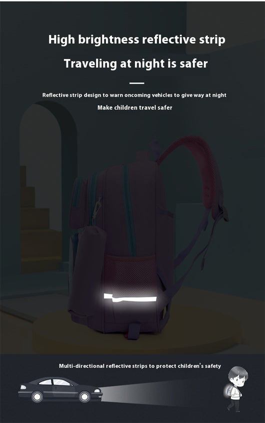 Mochila Escolar con Ruedas y Carrito Portátil Desmontable - Image 17