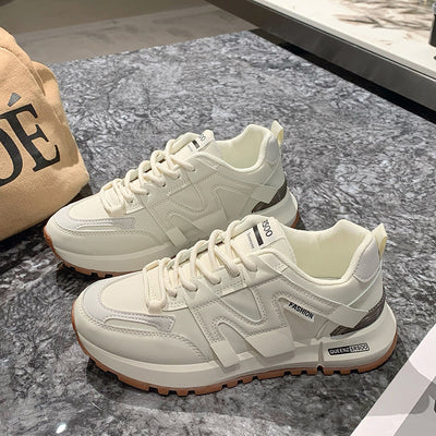 Zapatillas de Entrenamiento Retro Ligeras Estilo Papá - Diseño Alemán para Mujer