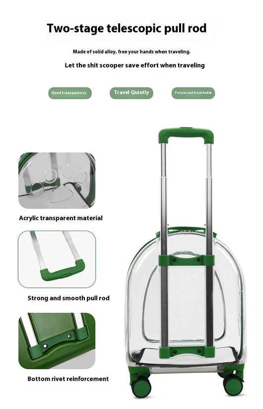 Mochila Transportadora Panorámica para Mascotas con Ventana Transparente - Image 23